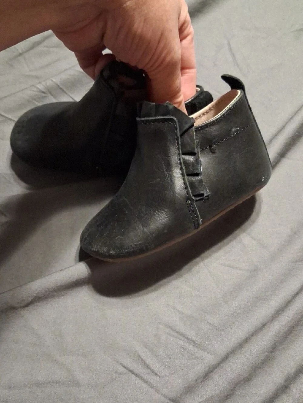 Size 5 Baby/toddler Low Top Boots Little Love Bug